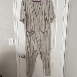 NATURAL LIFE Cream Jumpsuit